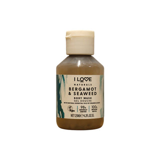 I Love Naturals Collection Bergamotte & Algen Feuchtigkeitsspendendes Duschgel für alle Hauttypen, 125 ml