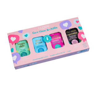 Face Mask Set I Love Time & Chills - Peeling, Detoxifying, Purifying and Cleansing 10 ml 
