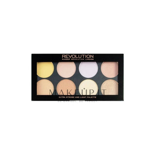 Makeup Revolution Παλέτα Ultra Strobe and Light 12 γρ.
