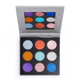 Makeup Revolution Συμπαγές Glitter με Πιεσμένο Πινέλο για Ενίσχυση του Μακιγιάζ Ματιών Illusion - 13.0 γρ.