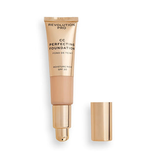 Makeup Revolution PRO CC Perfecting Foundation SPF 30 για Ξηρές και Μικτές Επιδερμίδες 26 ml F0.5 