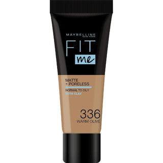 Maybelline Fit Me Matte + Poreless Flydende Foundation 336 Varm Oliven 30ml
