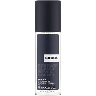 Mexx フォーエバークラシック ネバーボーリング デオドラント（男性用） - 75ml