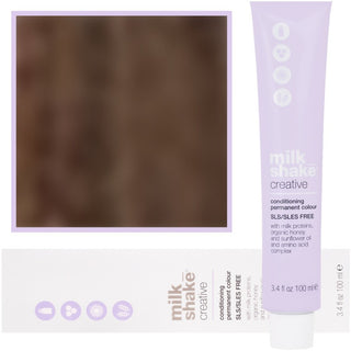 Milk Shake Creative Hair Dye 7.35 Biondo Medio Mogano Dorato 100 ml — Tintura permanente capelli