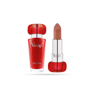 Pupa Vamp Extreme Color Lipstick Med Volumgivande Behandling 106 - Cappuccino (3,5 G)