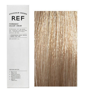 Ref Stockholm 10.21 Veganská permanentní barva na vlasy Popelavě perleťová extra světlá blond 100 ml 