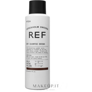 Ref Stockholm Texture & Form No.204 Hnědý veganský suchý šampon 200 ml