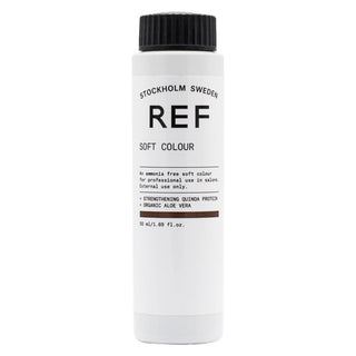 Ref 스톡홀름, 소프트 컬러, 비건, 데미 퍼머넌트 헤어 다이 6.4 다크 코퍼 블론드 50ml