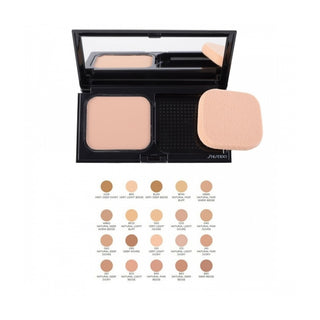 Shiseido Fond de ten compact mat pur O20 Ocru Deschis Natural SPF 10 Reîncărcabil 9,8g 