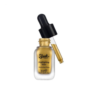 Sleek MakeUP Elixir Liquid Illuminating Drops for Shoulders and Décolleté Golden 8ml