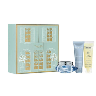 Thalgo Gavesett Eveil til la Mer Rensende gel Beroligende krem SOS-maske 50 ml 