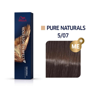 Wella KP Pure Ntrls 5-07 צבע שיער גוון טבעי וזוהר 