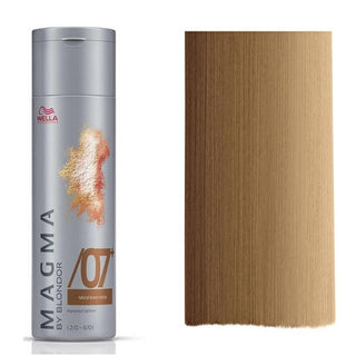 Wella מגמה בלונדור קרם צבע טונר 07+ חום כהה 120 גרם 