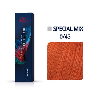 Wella Профессиональная стойкая краска для волос Koleston Perfect Special Mix 0/43 золотисто-красный 60 мл