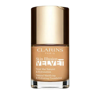 Clarins Skin Illusion Velvet Natural -meikkivoide, joka kosteuttaa ja tekee matosta mattapintaisen 112.3N Santelipuu 30 ml