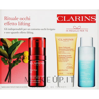 Clarins Total Eye Lift Set - Gavesett for øye- og hudpleie