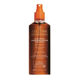 Collistar スーパータンニング ドライオイル ウォーターレジスタント SPF15 200ml