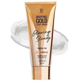 Dripping Gold Λαμπερή κρέμα αυτομαυρίσματος για βαθμιαίο ελαφρύ και μέτριο μαύρισμα 200ml