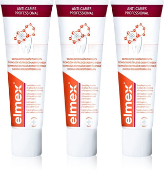 Elmex Зубная паста Professional Trio Anti-caries (3 шт.) - 75 мл