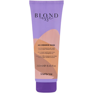 Inebrya Blondesse No-Orange Mask (ljusbrunt, färgat eller blekt hår) - 250 ml