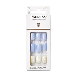 Kiss my face ImPRESS Lavender Whisper Unghie 30 pezzi — Unghie finte