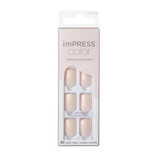 Kiss my face ImPRESS Color Point Pink Unghie 30 pezzi — Unghie artificiali