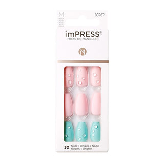 Kiss my face ImPRESS Dew Drop 30 pezzi — Unghie artificiali