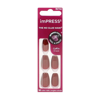 Kiss my face ImPRESS Color MC Winery New York Unghie 30 pezzi — Unghie artificiali