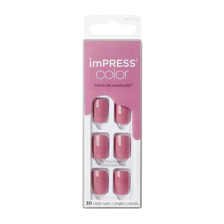 Kiss my face ImPRESS Color Petal Pink Unghie 30 pezzi — Unghie finte