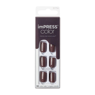 Kiss my face ImPRESS Color Try Gray Unghie 30 pezzi — Unghie artificiali
