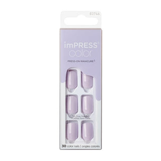 Kiss my face Unghie Purplect ImPRESS Color Picture 30 pezzi — Unghie artificiali