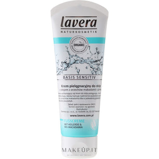 Lavera Base de crème naturelle pour pieds sensibles 75 ml