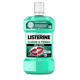 Listerine Ополаскиватель для полости рта с нежным, чистым и свежим вкусом - 500 мл