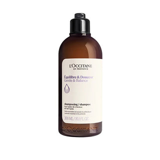 Shampoo L'Occitane Gentle & Balance para restaurar o equilíbrio do couro cabeludo - 300ml