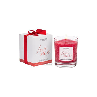 Magnetifico power of pheromones נר ריחני Love me Sandalwood 125 גרם