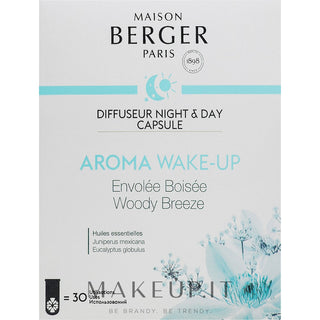 Maison berger paris Aroma Wake-up Night and Day Refill (Forest Breeze) - Refill til elektrisk diffuser