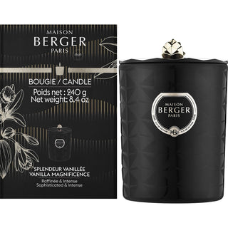 Maison berger paris Duftlys Kali Black Magnificent vanilje Magnificence 240 g