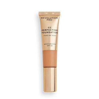 Makeup Revolution PRO CC Perfecting Foundation SPF 30 26 ml Shade F5 for Dry and Combination Skin 