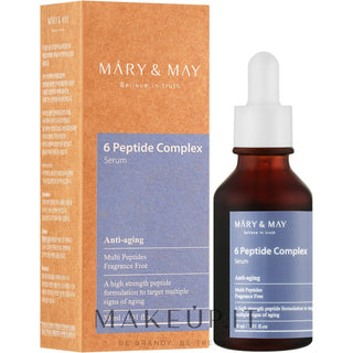 MARY & MAY 6 Peptide Complex intens regenererend serum anti-rimpel effect 30 ml