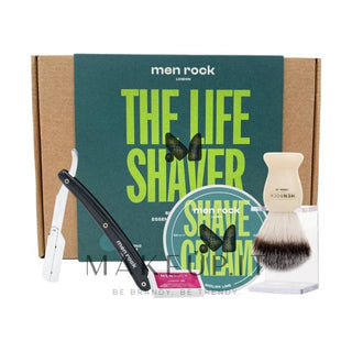 Men rock Set regalo da barba Lime siciliano — Set barba