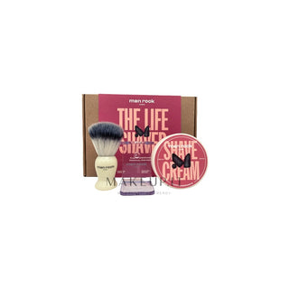 Men rock Set regalo da barba Melograno nero — Set barba