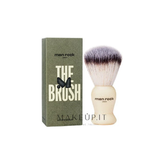 Men rock The Brush Setole Sintetiche Pennello da barba — Pennello da barba