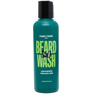 Men Rock Beard Wash Awakening Sicilian Lime 100 ml — Sapone barba