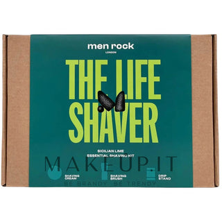 Men rock Set regalo da barba Siciliano al lime — Set barba