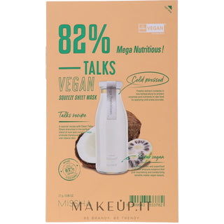 Missha Talks Vegan Squeeze Mega Nutritious (mască tip folie) 27 g