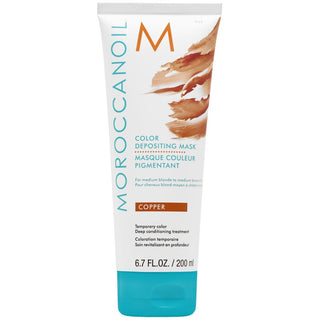 Moroccanoil Bright Copper Toning Hair Mask (Color Depositing) - Volume: 200 ml