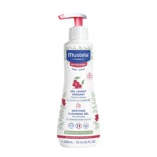 Mustela Bébé Lugnande Rengöringsgel Hår & Kropp - Duschgel - 300ml