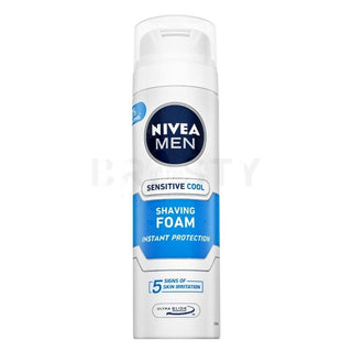 Nivea رغوة حلاقة مُبردة للبشرة الحساسة - 200 مل