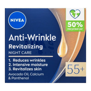 Nivea Verfrissende nachtcrème (anti-rimpel + revitaliserend) 50+ - 50 ml