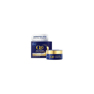 Nivea كريم الوجه الليلي Q10 Power المضاد للتجاعيد وشد البشرة - 50 مل